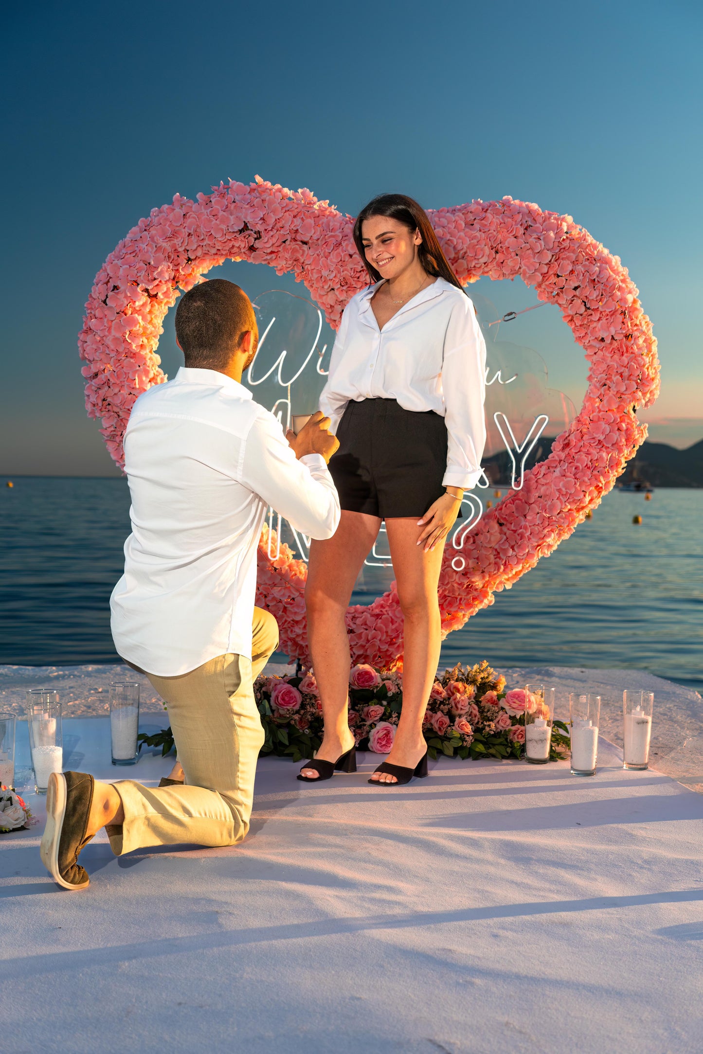 Demande en mariage COEUR ROSE 🩷