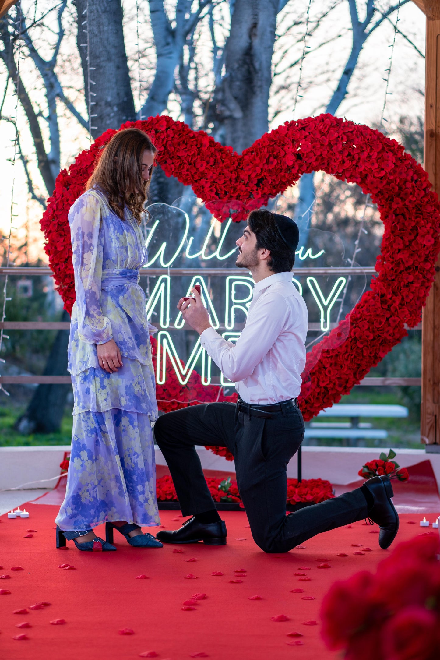 Marriage proposal RED HEART ♥️