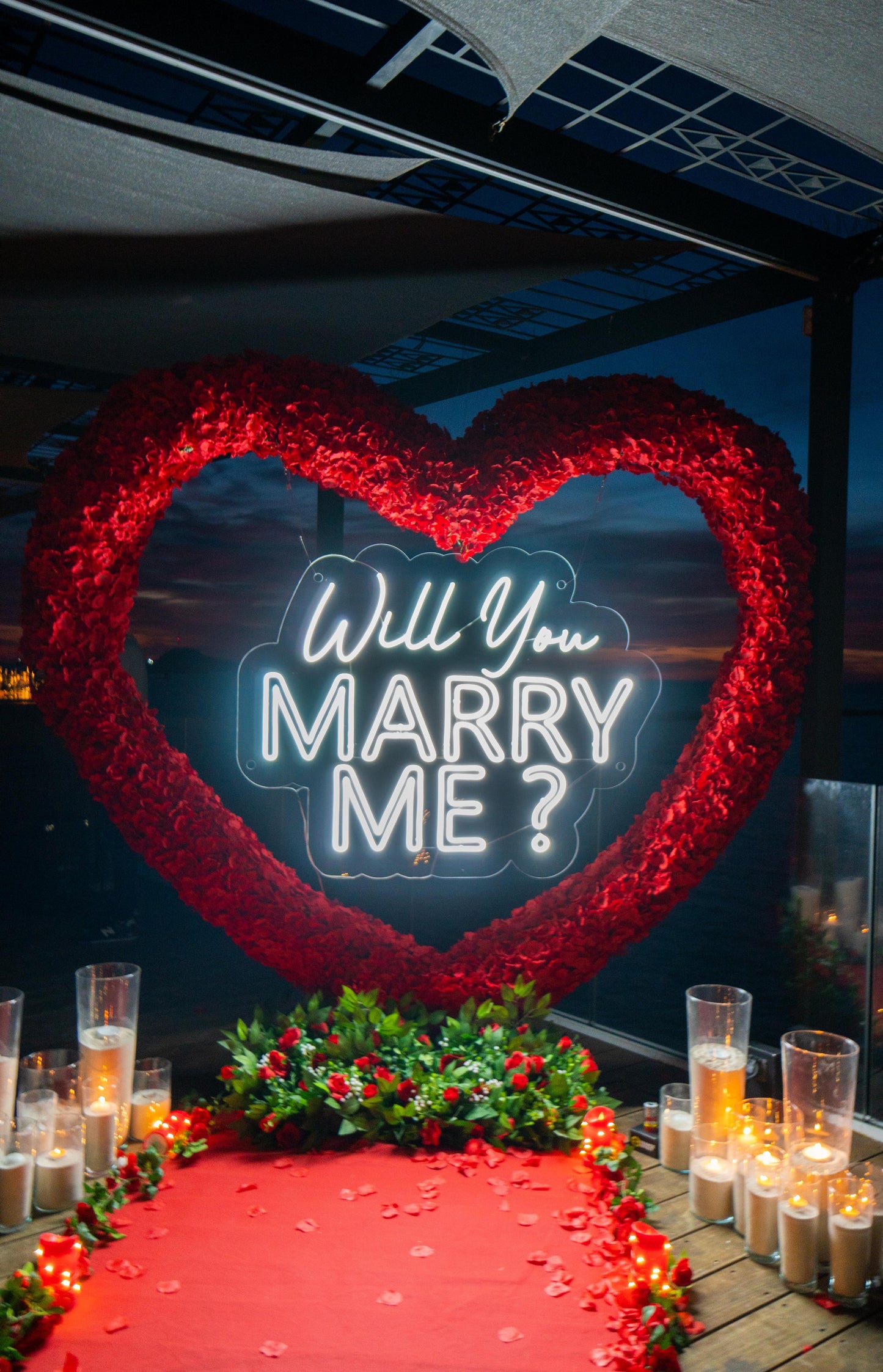 Marriage proposal RED HEART ♥️