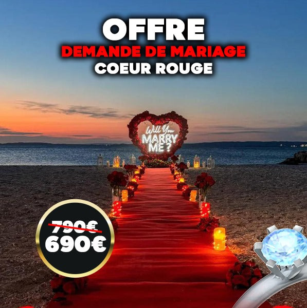 Marriage proposal RED HEART ♥️