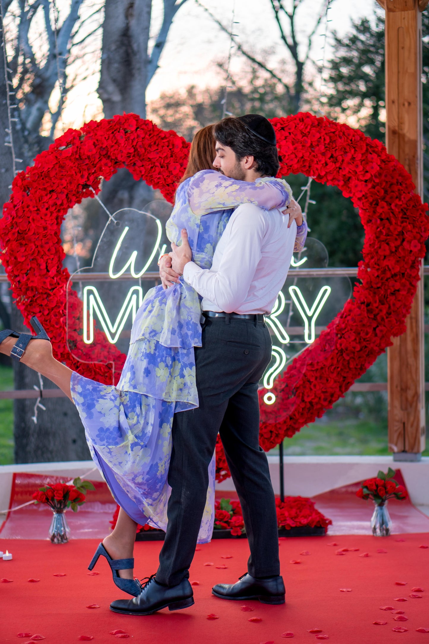 Marriage proposal RED HEART ♥️