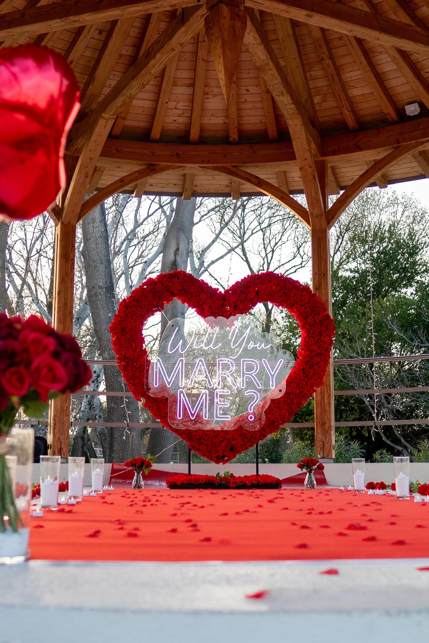 Marriage proposal RED HEART ♥️