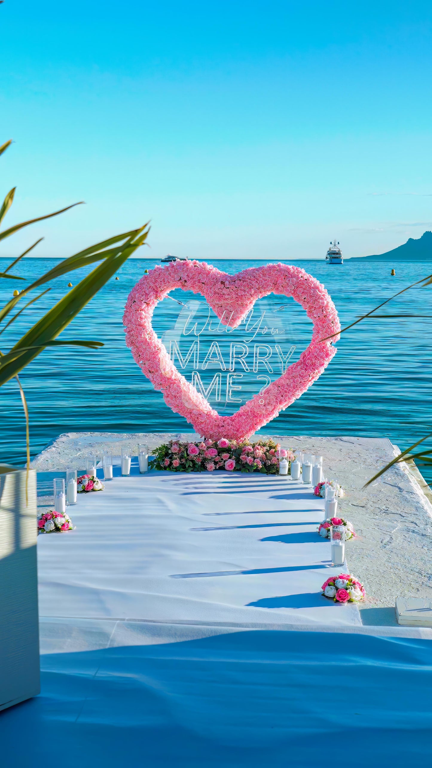 Demande en mariage COEUR ROSE 🩷