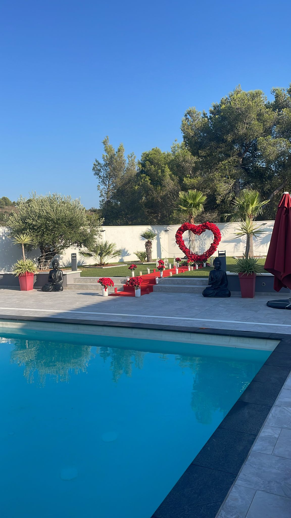 Marriage proposal RED HEART ♥️