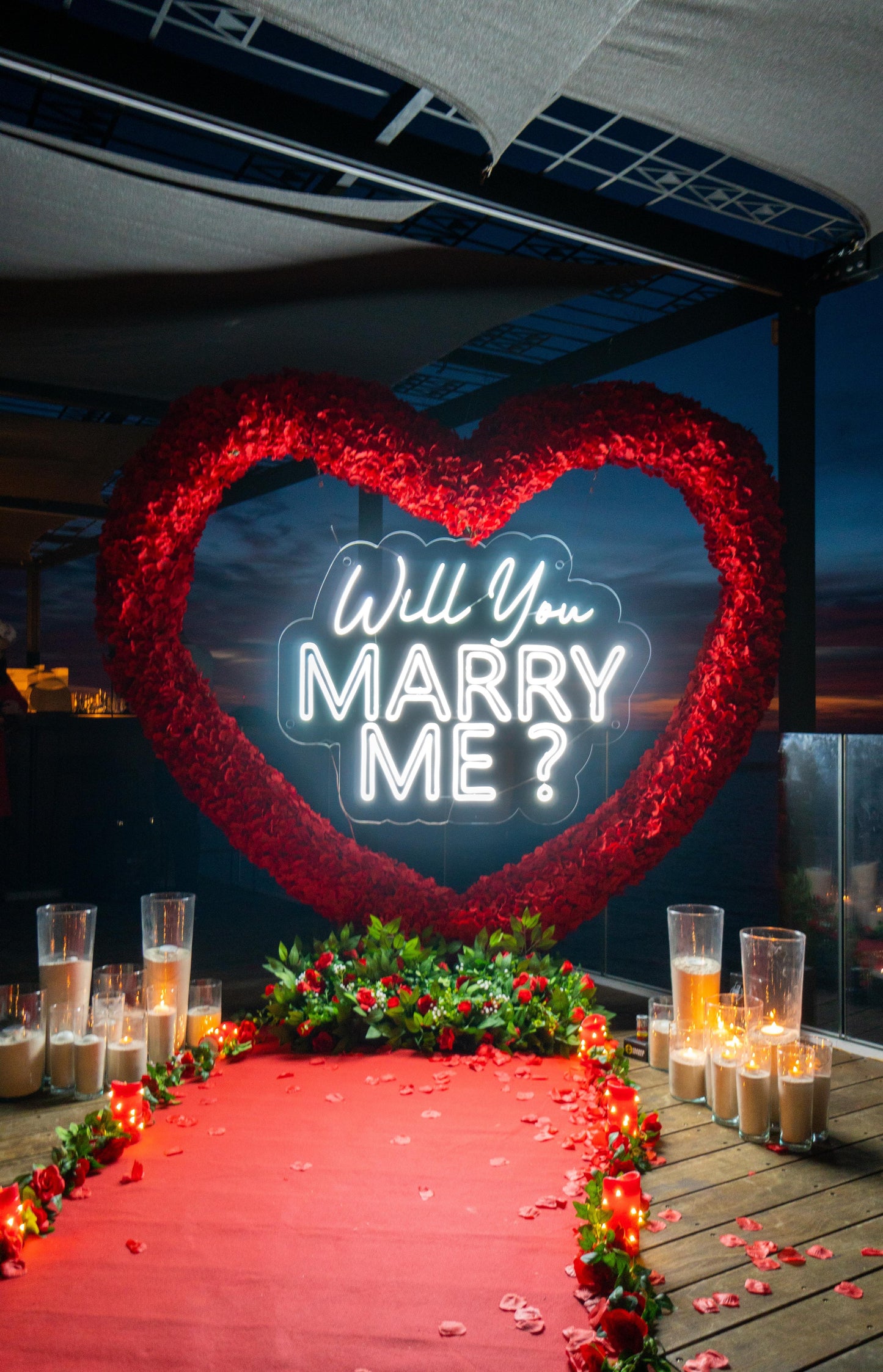 Marriage proposal RED HEART ♥️