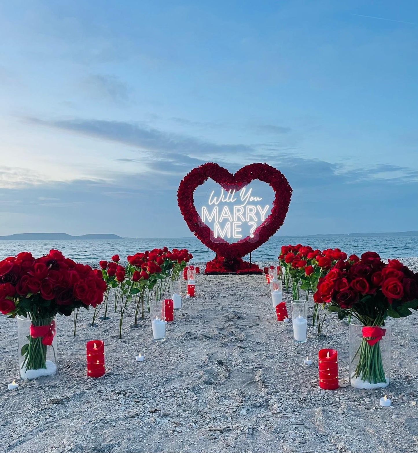Marriage proposal RED HEART ♥️