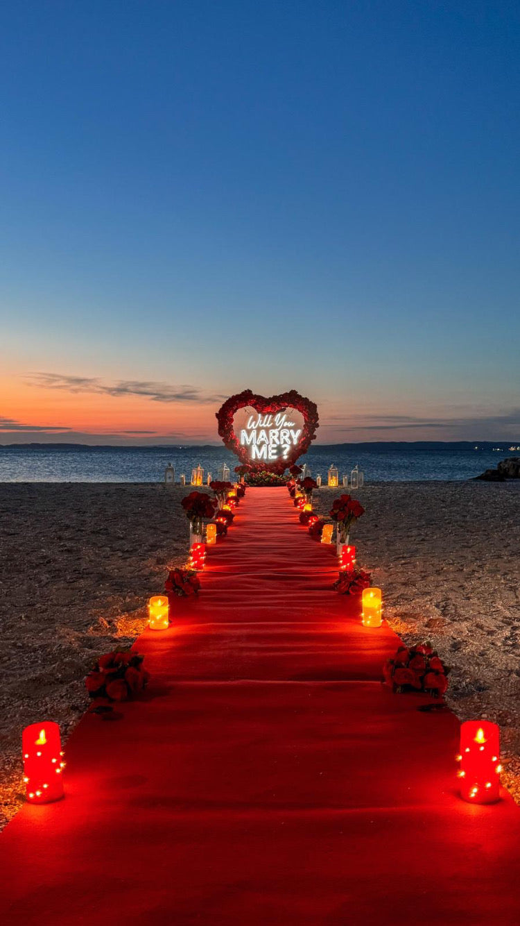Marriage proposal RED HEART ♥️
